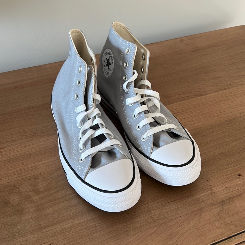 Grey Converse All Star Chuck Taylors